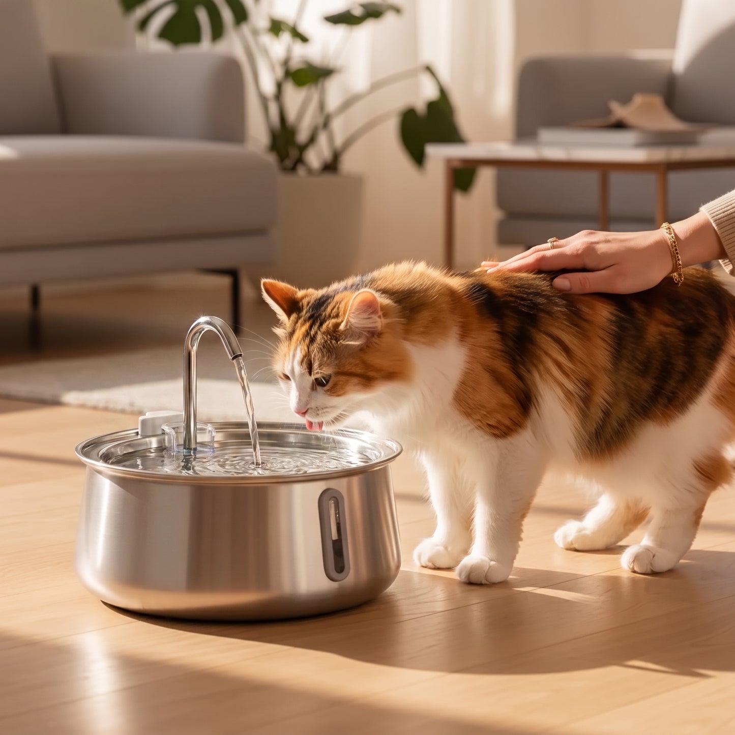 The First Ever Colored 100% Stainless Steel Fountain